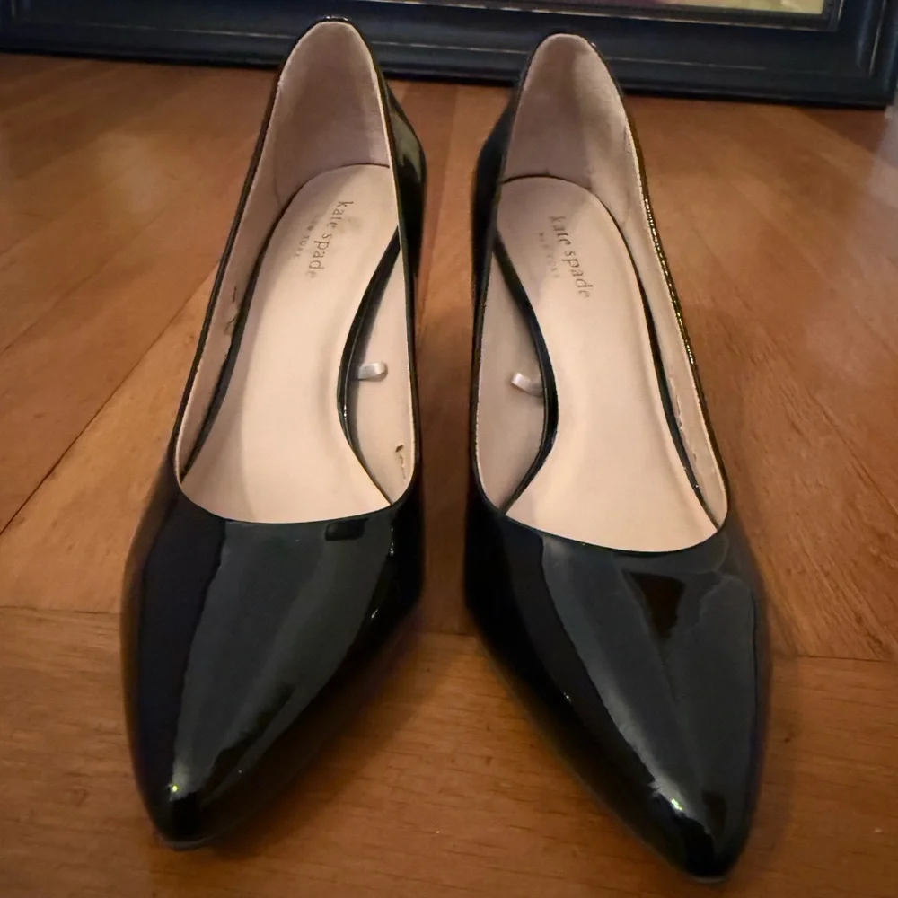 Kate Spade Black Patent Leather Heels size 8 - Picture 14 of 14